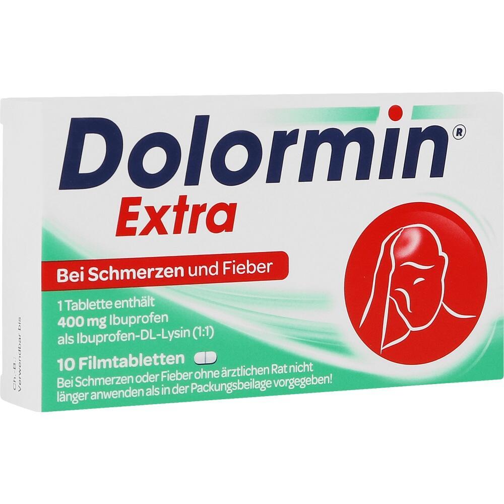 Verpackung von Schmerztabletten mit rotem Kopf-Symbol.