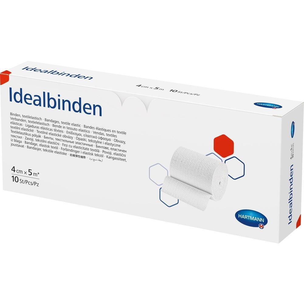 Eine wei&szlig;e Verpackung mit elastischen Verb&auml;nden von Hartmann.