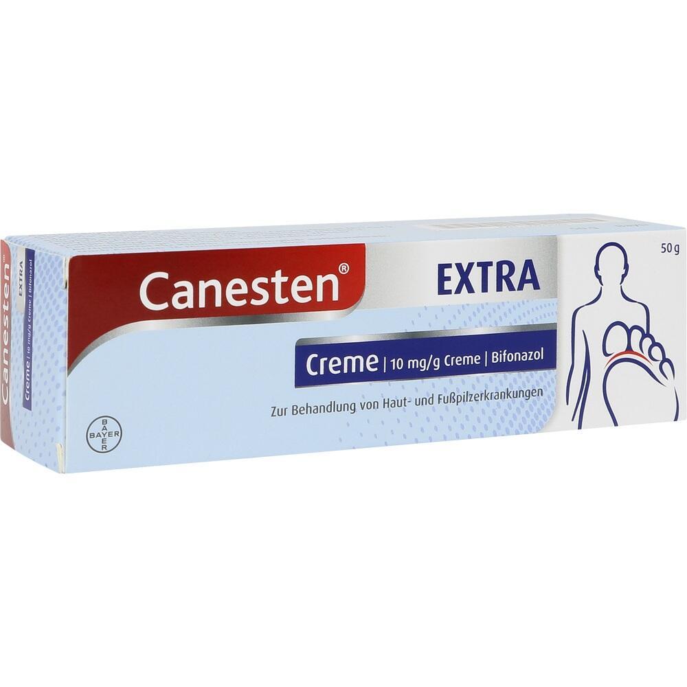 Eine Packung Canesten Creme zur Behandlung von Pilzinfektionen.