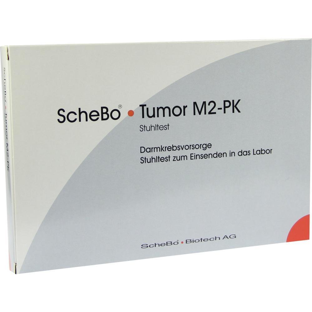 Verpackung eines Stuhltests zur Darmkrebsvorsorge von ScheBo.