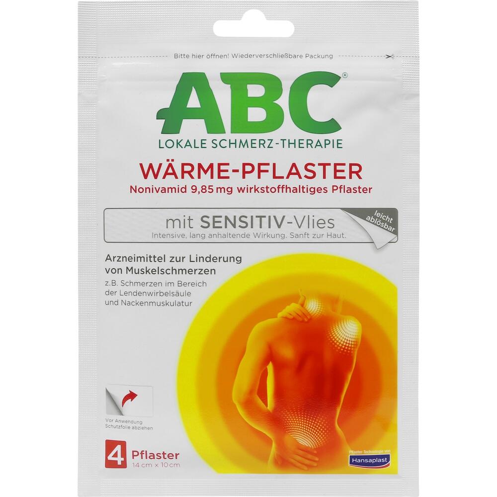 Eine Packung mit W&auml;rme-Pflastern zur Linderung von Muskelschmerzen.