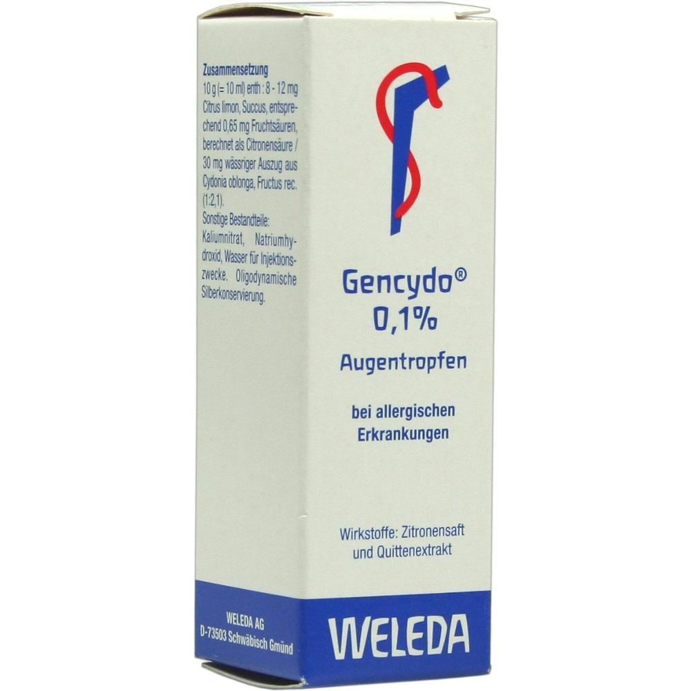 Medizinische Augentropfen-Packung gegen allergische Erkrankungen von Weleda.