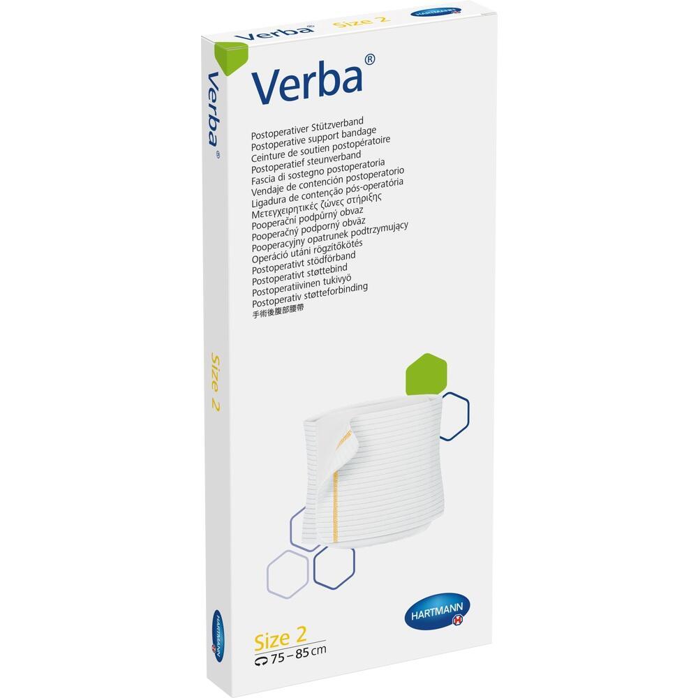 Eine Verpackung mit einem postoperativen Stützverband, Größe 2.