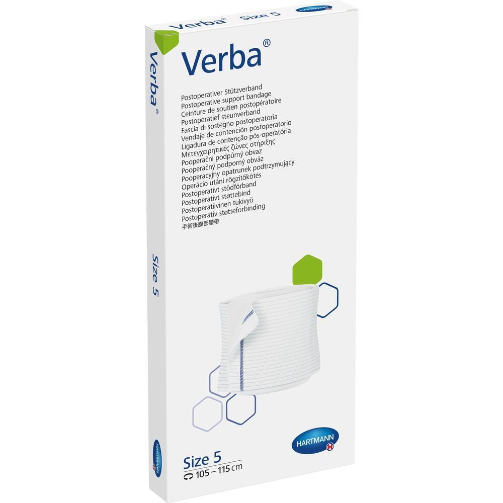 Eine Verpackung mit einem postoperativen Stützverband in Größe 5.