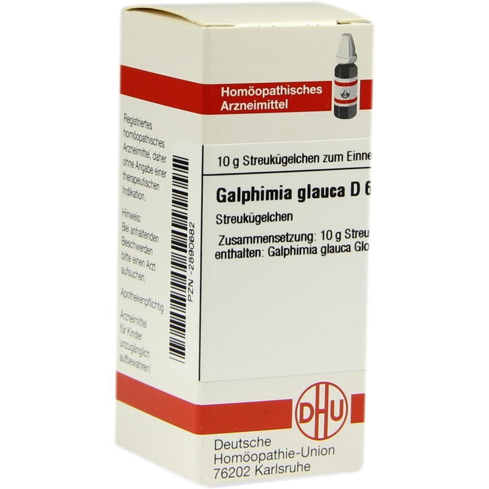 Packung mit hom&ouml;opathischen Streuk&uuml;gelchen von Galphimia glauca D6.