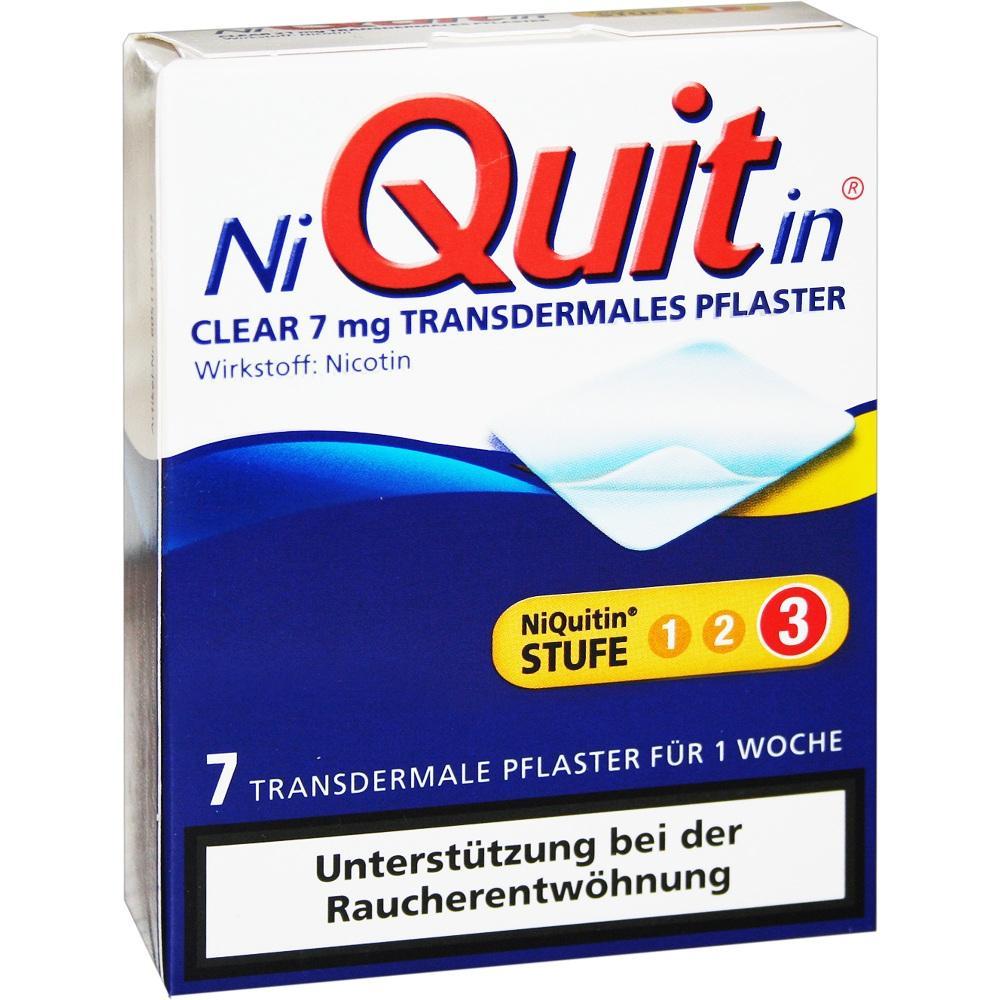Packung von Nikotinpflastern zur Unterstützung beim Rauchstopp.