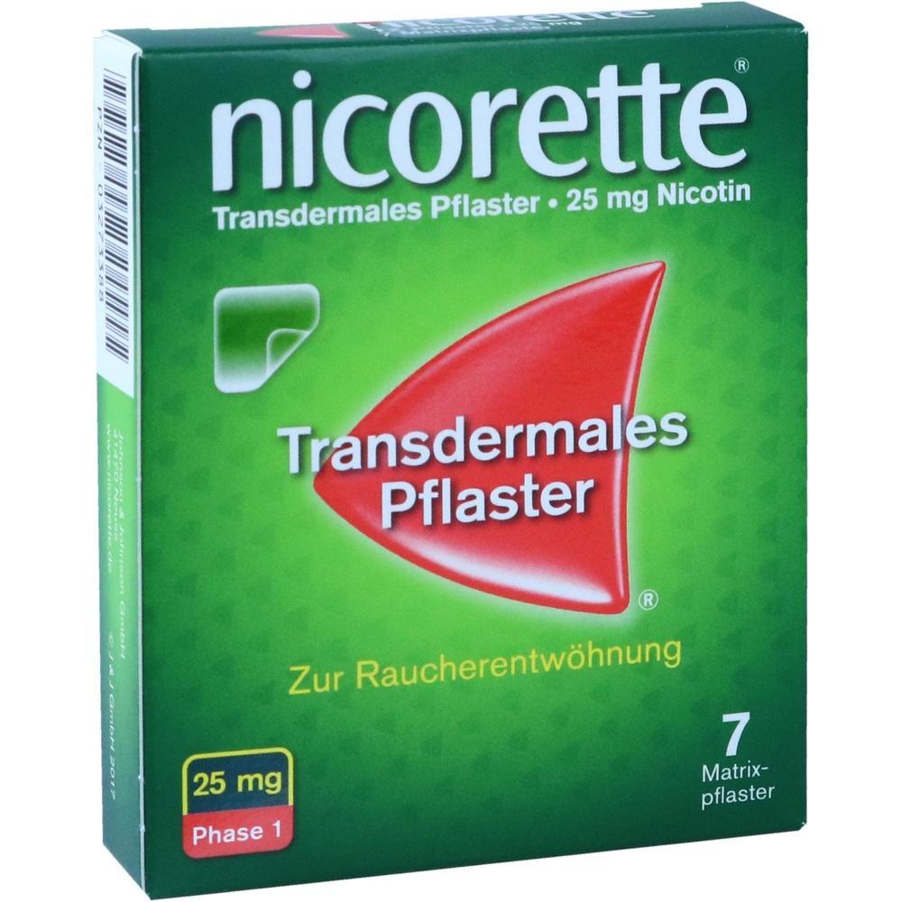 Packung mit Nikotinpflastern zur Raucherentw&ouml;hnung.