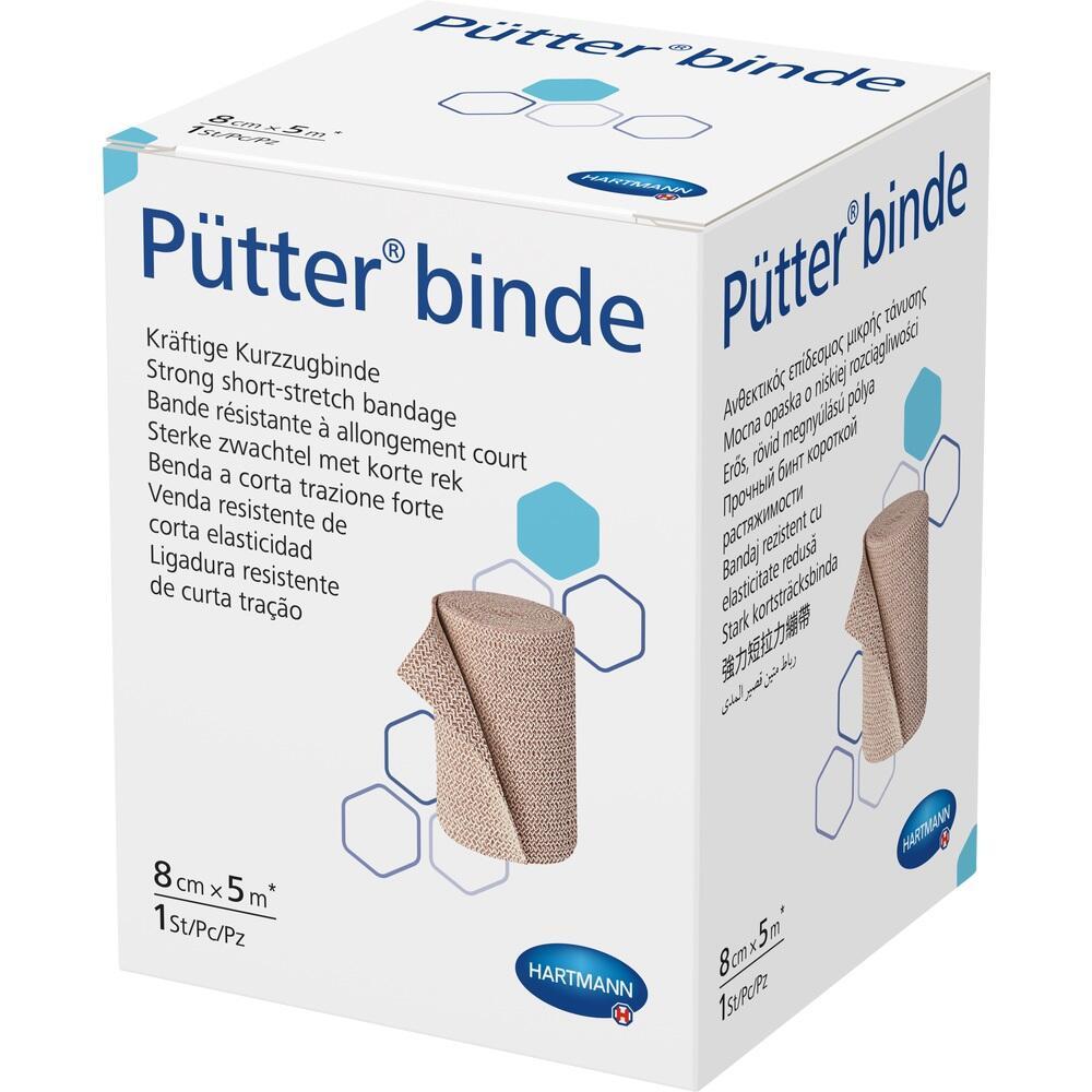 Eine Schachtel mit einem Verband der Marke Pütterbinde.