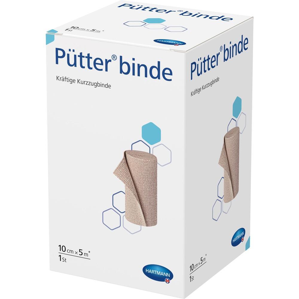 Eine Schachtel mit einer elastischen Binde von der Marke Pütter.
