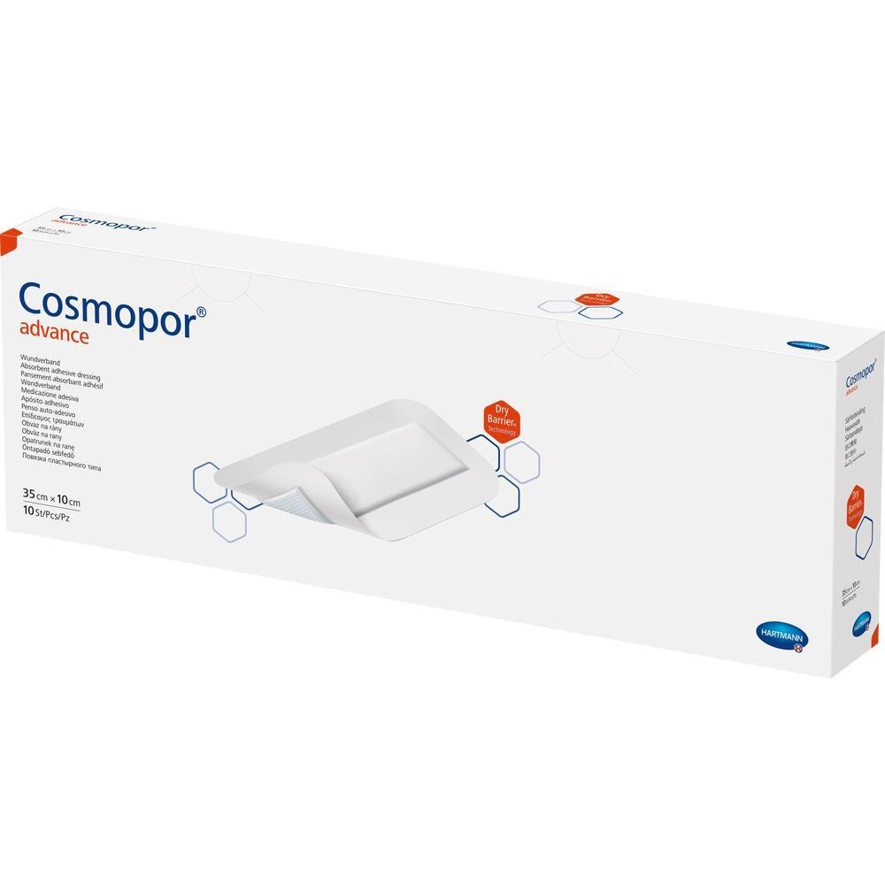 Eine weiße Schachtel für einen großen Wundverband von Cosmopor.
