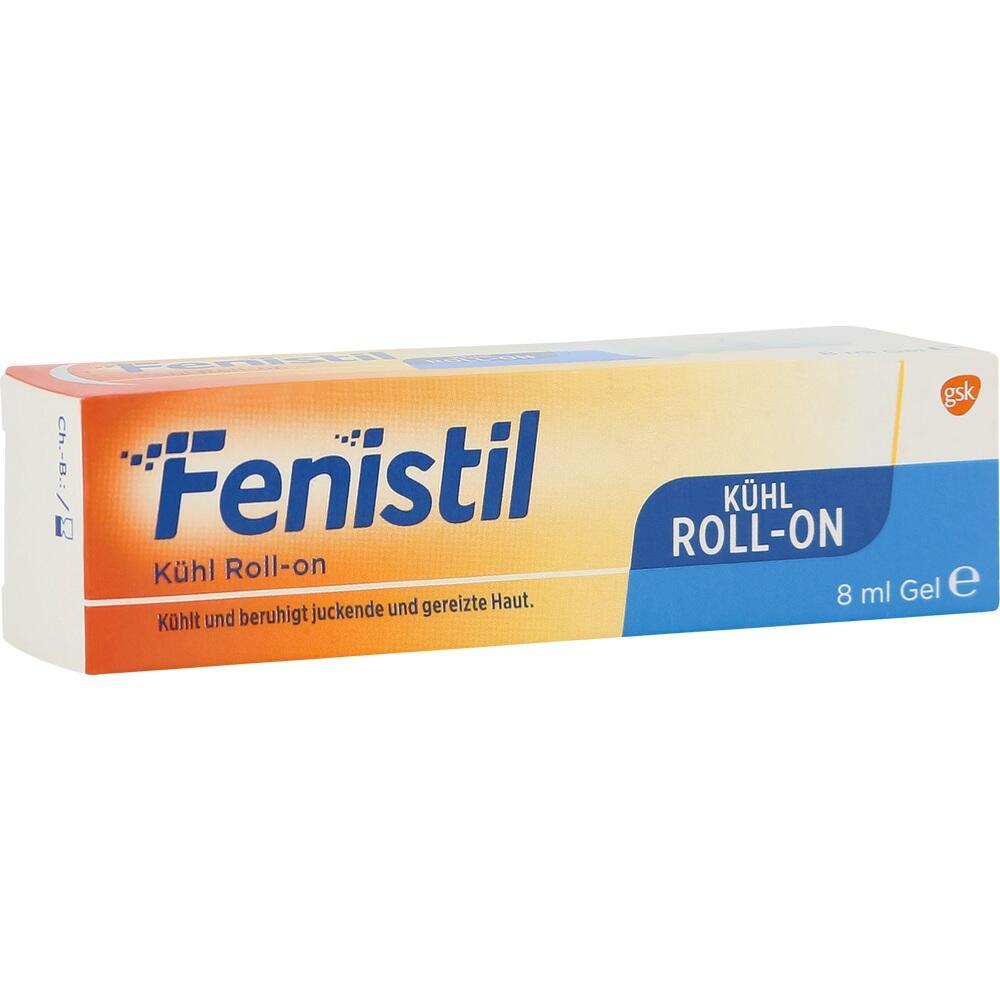 Eine Fenistil K&uuml;hl Roll-on-Verpackung zur Beruhigung der Haut.