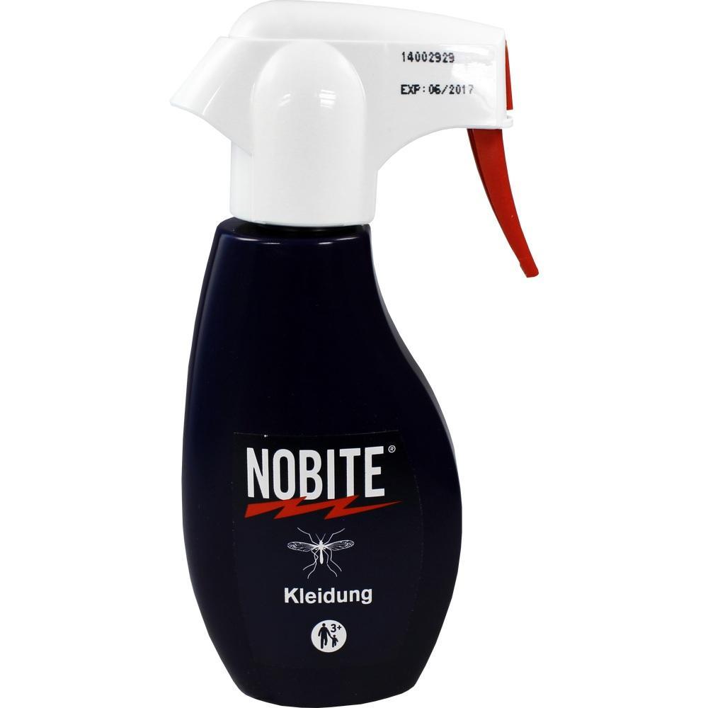Ein schwarzer Spr&uuml;hflasche mit Anti-M&uuml;cken-Spray f&uuml;r Kleidung.