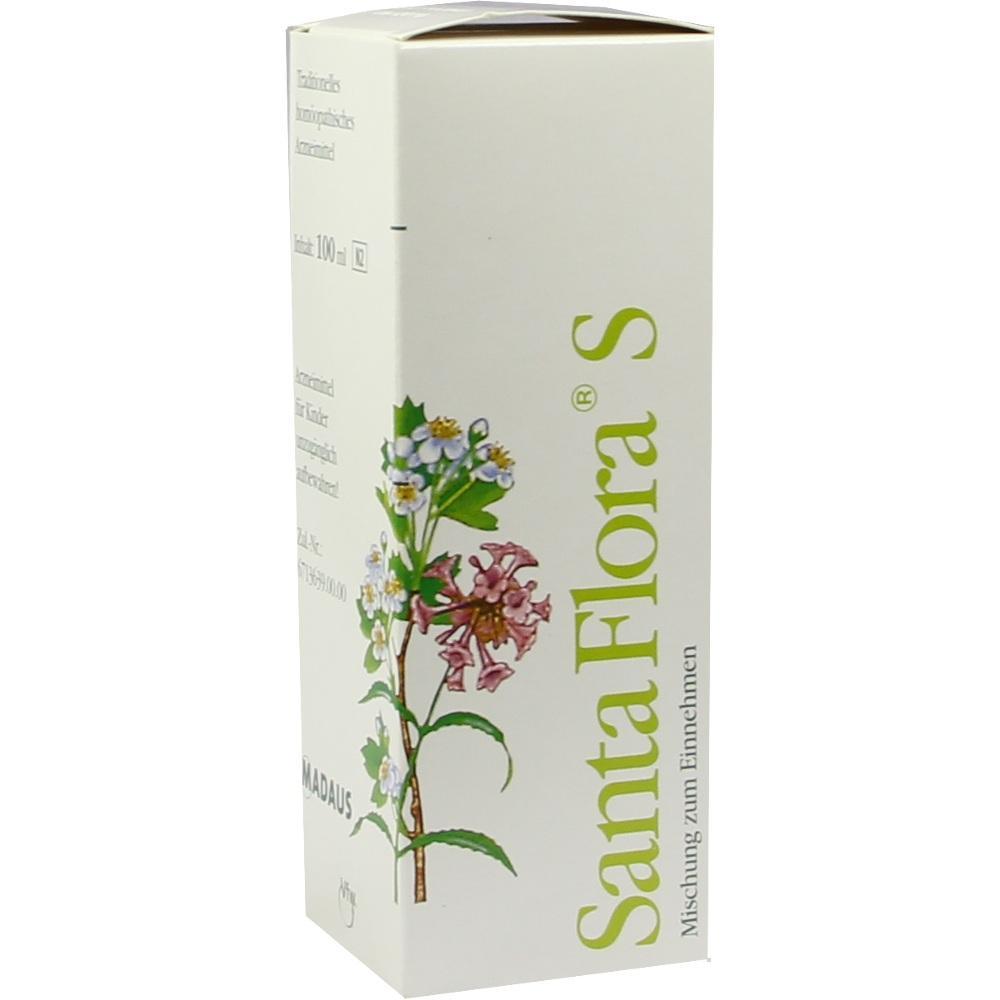 Weiße Schachtel mit grüner Schrift und Blumenbild auf der Vorderseite.