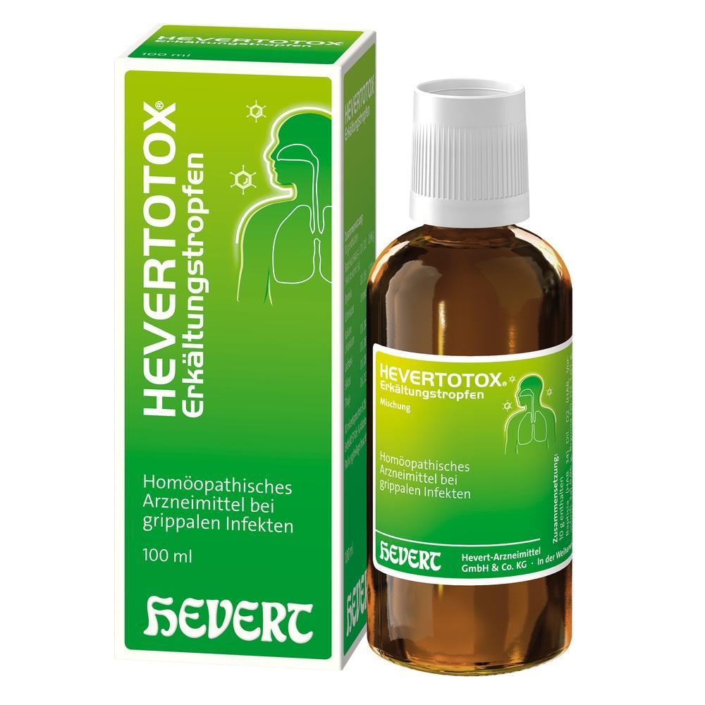 Braune Flasche mit gr&uuml;ner Verpackung, Heilmittel f&uuml;r Erk&auml;ltung.