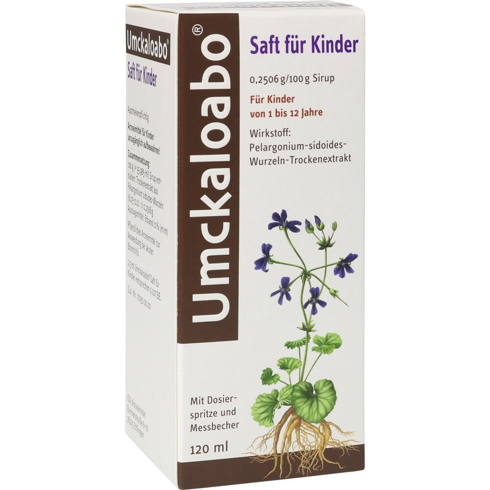 Eine Packung Saft f&uuml;r Kinder mit einer Pflanze darauf.
