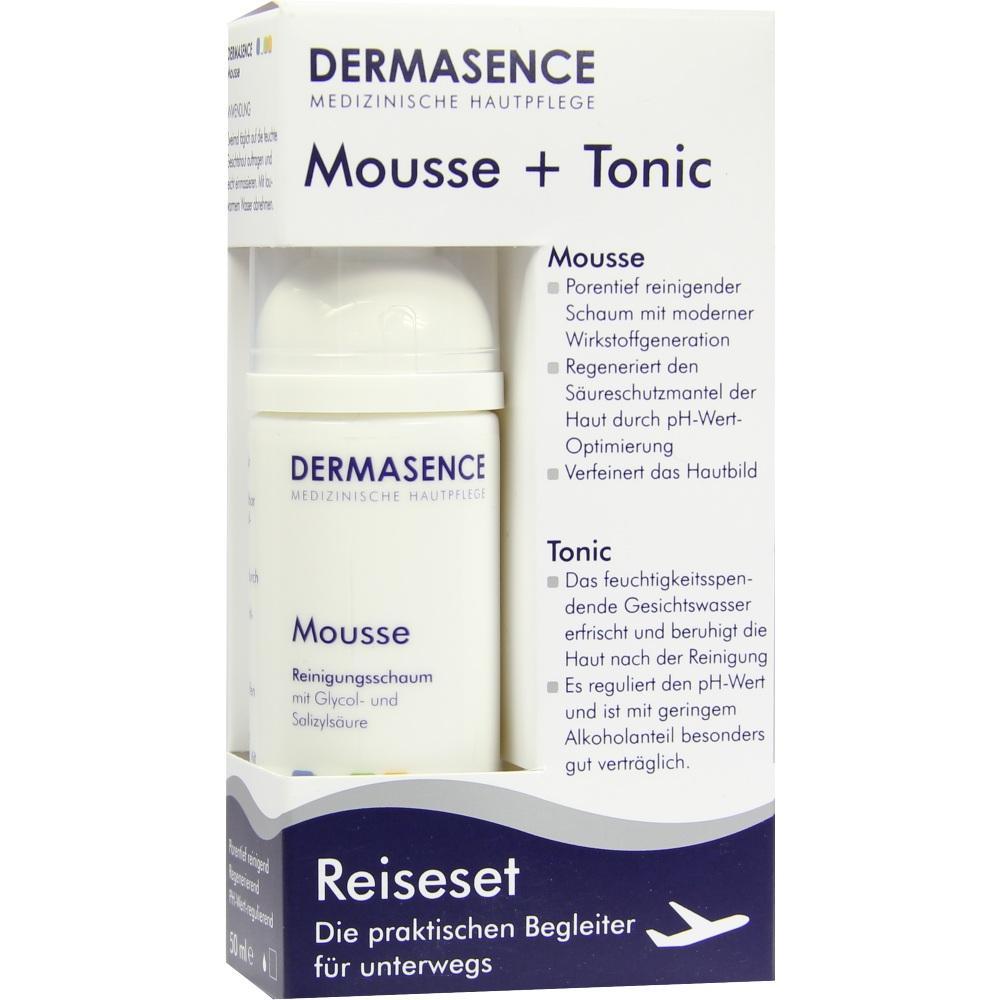 Reiseset mit Mousse und Tonic f&uuml;r die Hautpflege unterwegs.