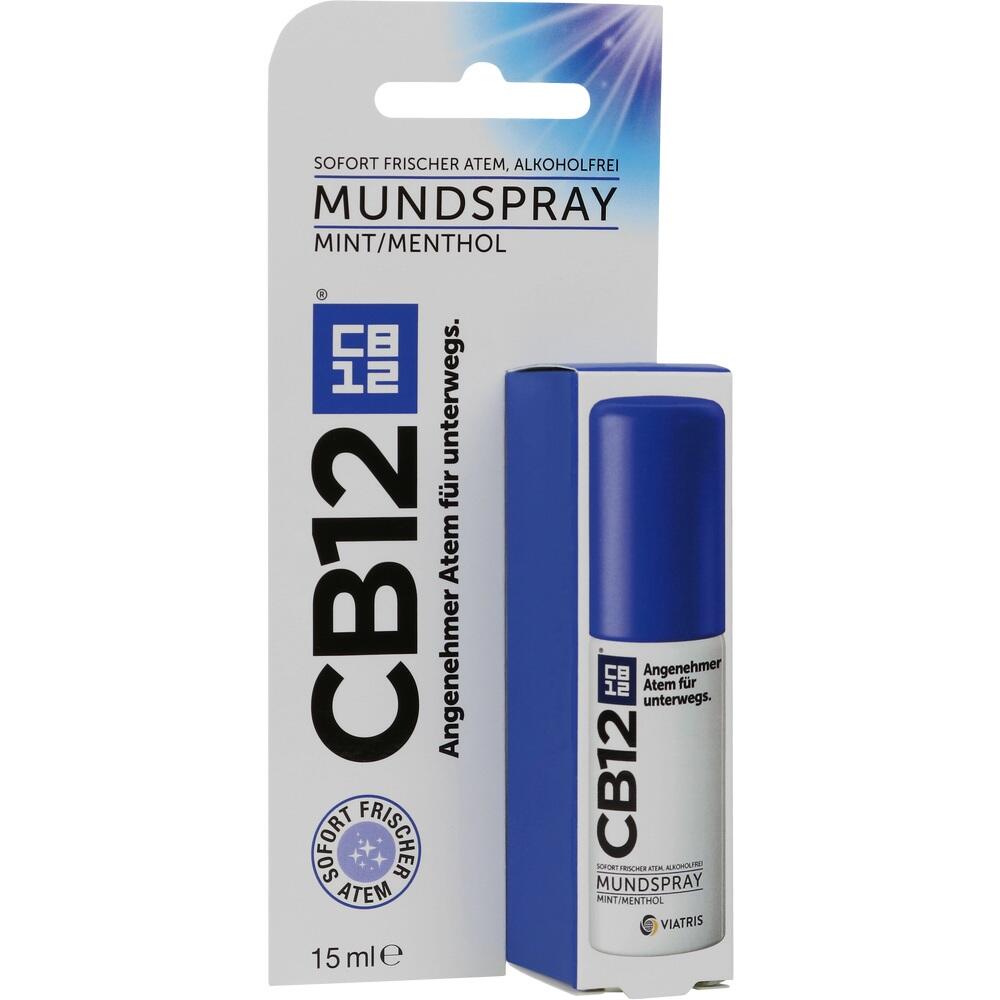 Ein Mundspray für frischen Atem mit Minzgeschmack.