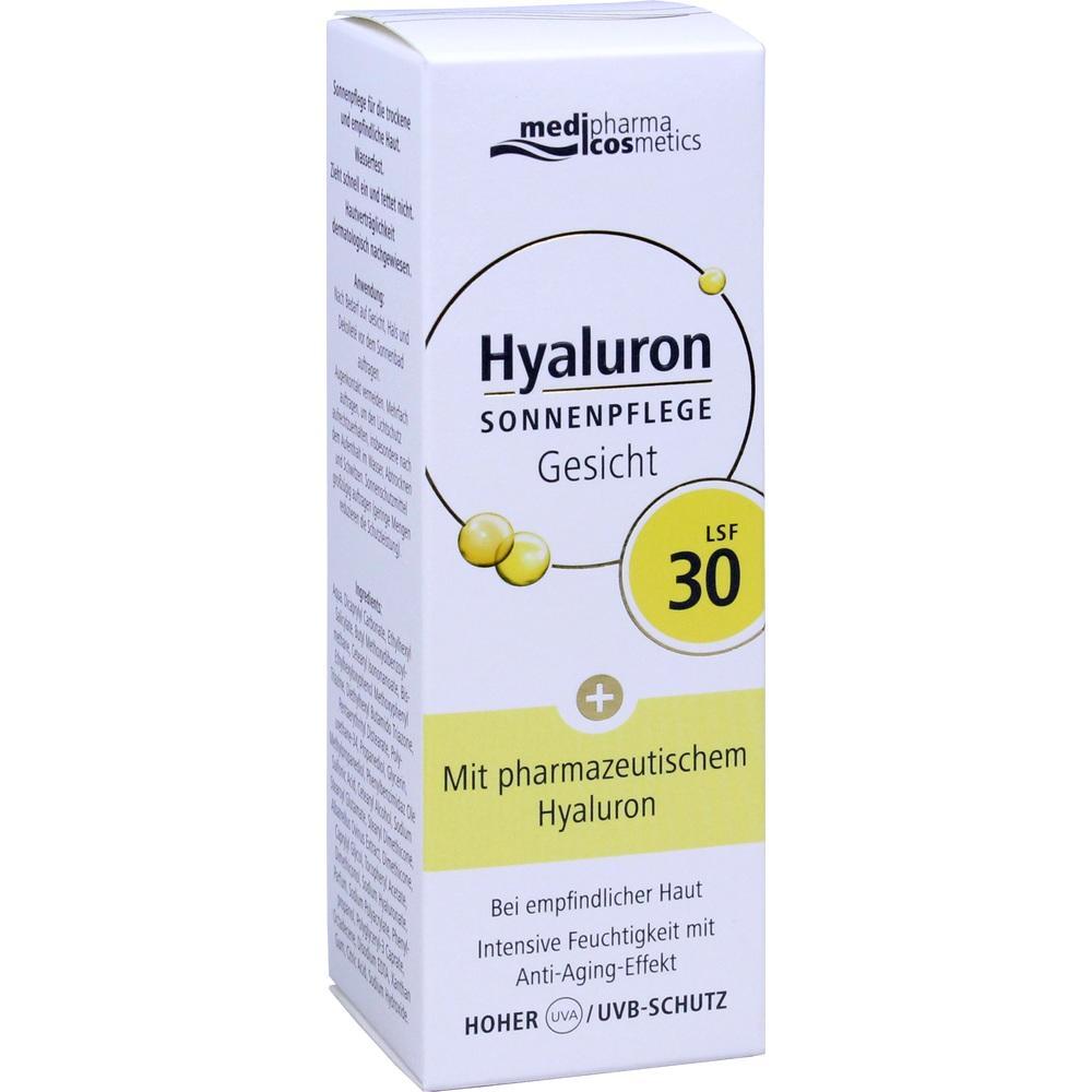 Eine Packung Sonnenpflegecreme für das Gesicht mit Lichtschutzfaktor 30.