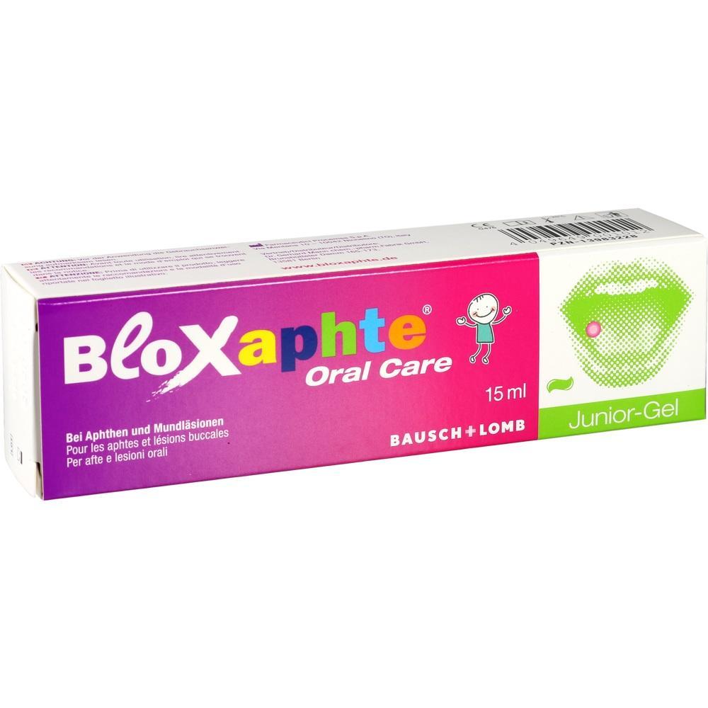 Verpackung eines Mundpflege-Gels für Kinder zur Behandlung von Aphten.