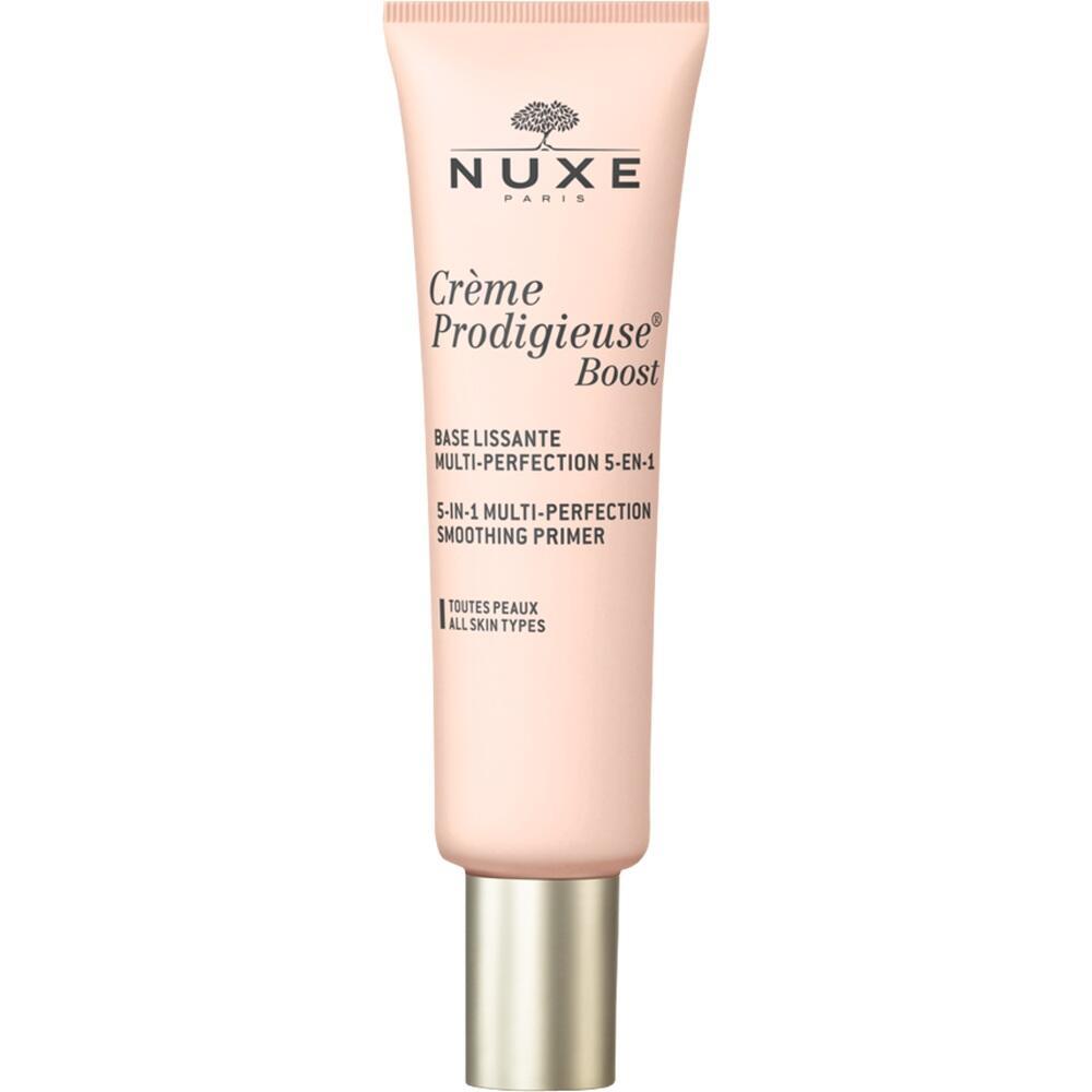 Rosa Tube mit NUXE-Logo und Text für Hautcreme.