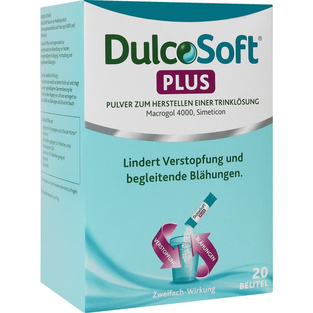 Verpackung von Abführmittelpulver, das Verstopfung und Blähungen lindert.